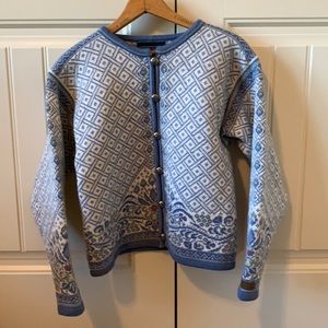 Dale of Norway wool cardigan sweater